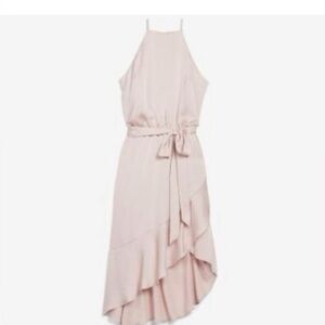 Express Blush Asymmetrical Dress